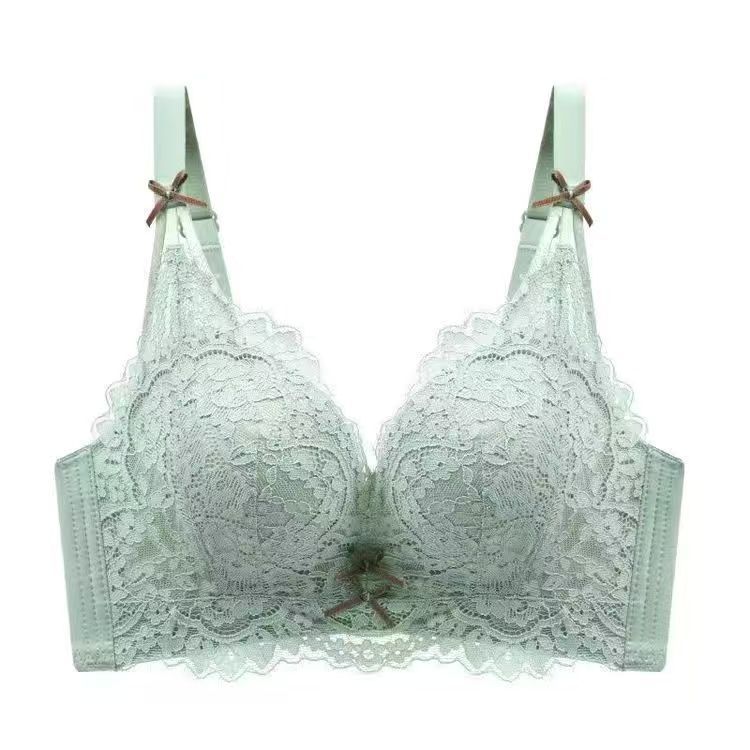 Set Áo Lót Nâng Ngực Không Gọng 6cm + Quần Lót Phối Ren Dành Cho Nữ