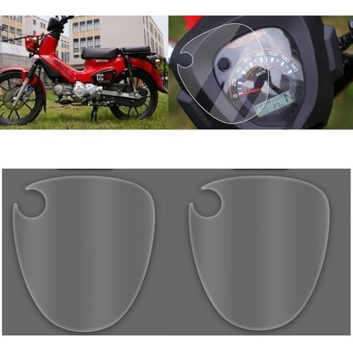2 Tờ Thích Hợp Cho HONDA CC110 CROSS CUB 110 Sửa Đổi Nhạc Cụ HD Phim Bảo Vệ Nhạc Cụ Chống Trầy Xước Phim