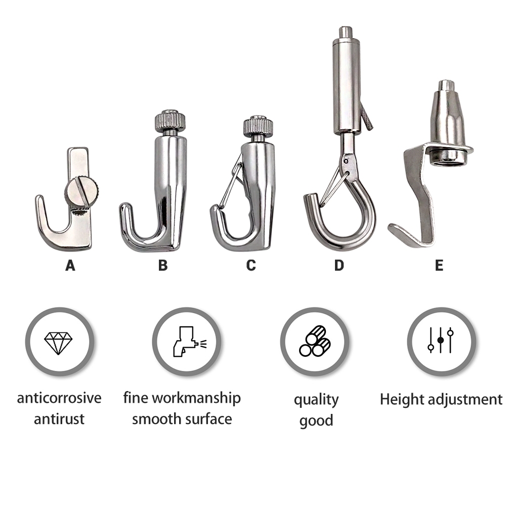 2mm Có Thể Điều Chỉnh Móc Treo Dây Thép Không Gỉ 304 Dây PVC Dây Bộ Quảng Cáo Ban Chiếu Sáng Đồ Gốm Treo Bộ