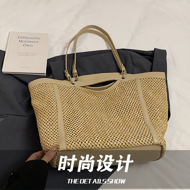 Túi đeo vai tote đi biển nữ, dung tích lớn, phong cách mới