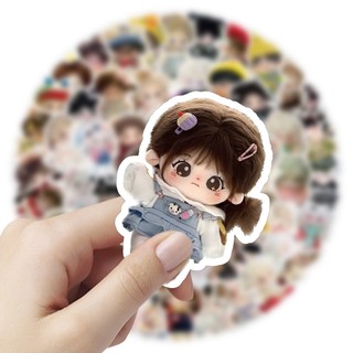 60 Chiếc Búp Bê Kawaii Dán Hoạt Hình Graffiti Laptop Guitar Quà Tặng Nhật Ký Chống Nước Trang Trí Miếng Dán