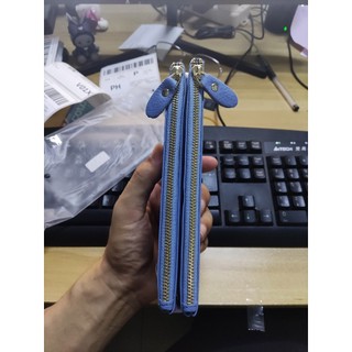 Monicoo Da Thật Chính Hãng Ví Dài Nữ Dung Tích Lớn Lớp Đầu Tiên Đựng Thẻ Da Bò Có Dây Kéo Ví Đựng Tiền Xu Quà Tặng Nữ + Hộp Quà Tặng