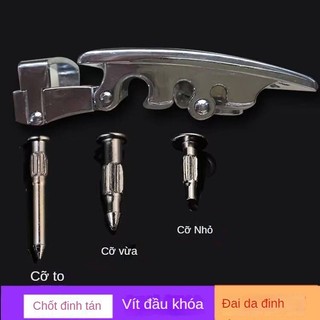 ☀Thắt lưng nam khóa tấm khóa tự động cạnh thắt lưng vít thắt lưng đinh tán kết nối chốt Phụ kiện dây đai DWWN