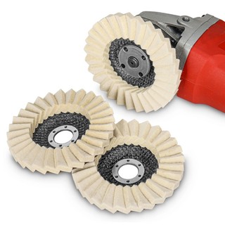 5Inch 125mm Len Đánh Bóng Bánh Xe Đánh Bóng Miếng Lót Cho Máy Mài Góc Đĩa Mài Kim Loại Gỗ Thép Không Gỉ Đánh Bóng Đĩa