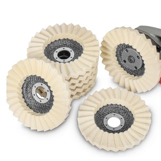 5Inch 125mm Len Đánh Bóng Bánh Xe Đánh Bóng Miếng Lót Cho Máy Mài Góc Đĩa Mài Kim Loại Gỗ Thép Không Gỉ Đánh Bóng Đĩa