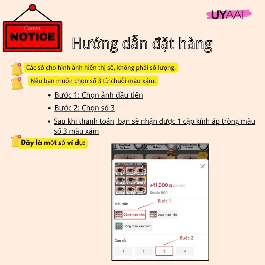 Kính Áp tròng MCK1 UYAAI Softlens Xám Nâu Xanh Màu 14.0-14.5mm 6 tháng bán nhiệt tại Hàn Quốc | BigBuy360 - bigbuy360.vn