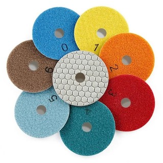 Miếng đánh bóng khô 3 / 4 Inch Miếng đánh bóng loại sắc nét cho đĩa chà nhám đá cẩm thạch Granite cho đá