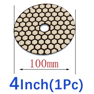 Miếng đánh bóng khô 3 / 4 Inch Miếng đánh bóng loại sắc nét cho đĩa chà nhám đá cẩm thạch Granite cho đá