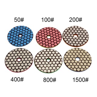 Miếng đánh bóng khô 3 / 4 Inch Miếng đánh bóng loại sắc nét cho đĩa chà nhám đá cẩm thạch Granite cho đá