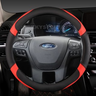 Da PU Bọc Vô Lăng Ô Tô Cho Xe Ford Ranger 2016 2017 2018 2019 Everest 2016 2017 2018 2019 Phụ Kiện Ô Tô