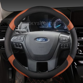 Da PU Bọc Vô Lăng Ô Tô Cho Xe Ford Ranger 2016 2017 2018 2019 Everest 2016 2017 2018 2019 Phụ Kiện Ô Tô