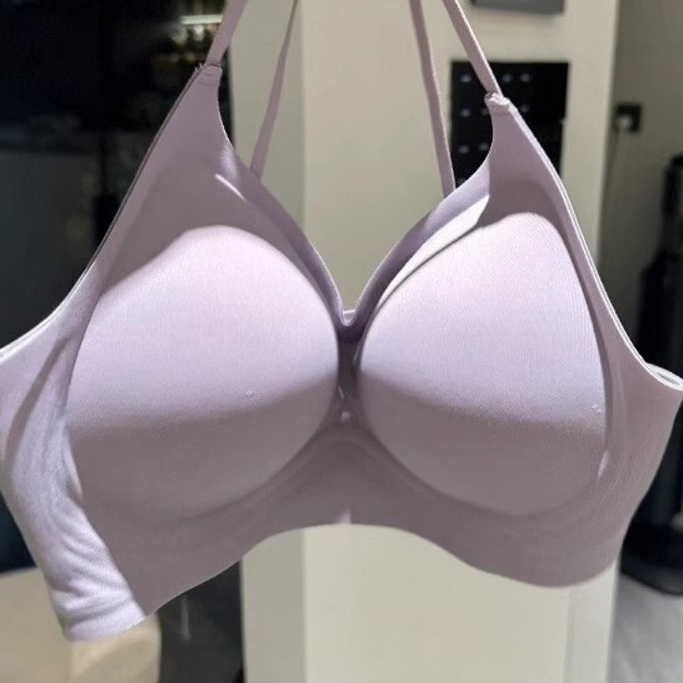 Liền Mạch Da Sữa Truyện Tranh Ngực Nhỏ Push Up Áo Ngực Cố Định
