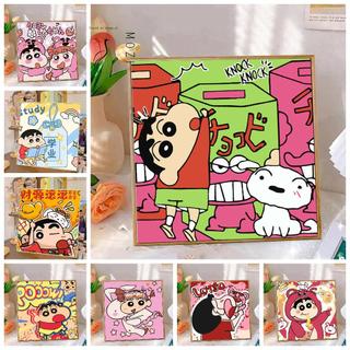 MOZI ✨40 * 50cm / 30 * 40cm Shin-chan bút chì tranh số hóa tranh tô màu theo số tranh sơn dầu số hoá bộ tô màu theo số tranh sơn dầu số hoá tranh số hóa theo yêu cầu tranh tô màu theo số theo yêu cầu