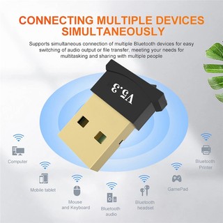 USB Không Dây Bluetooth 5.4 Adapter Cho PC Dongle Chuột Bàn Phím Âm Nhạc Thu Âm Thanh Bộ Phát USB