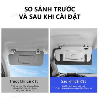 Bộ mở rộng tấm che nắng ô tô SEAMETAL Bộ mở rộng tấm che nắng ô tô có thể điều chỉnh chống va đập Bộ mở rộng tấm che nắng ô tô đa năng
