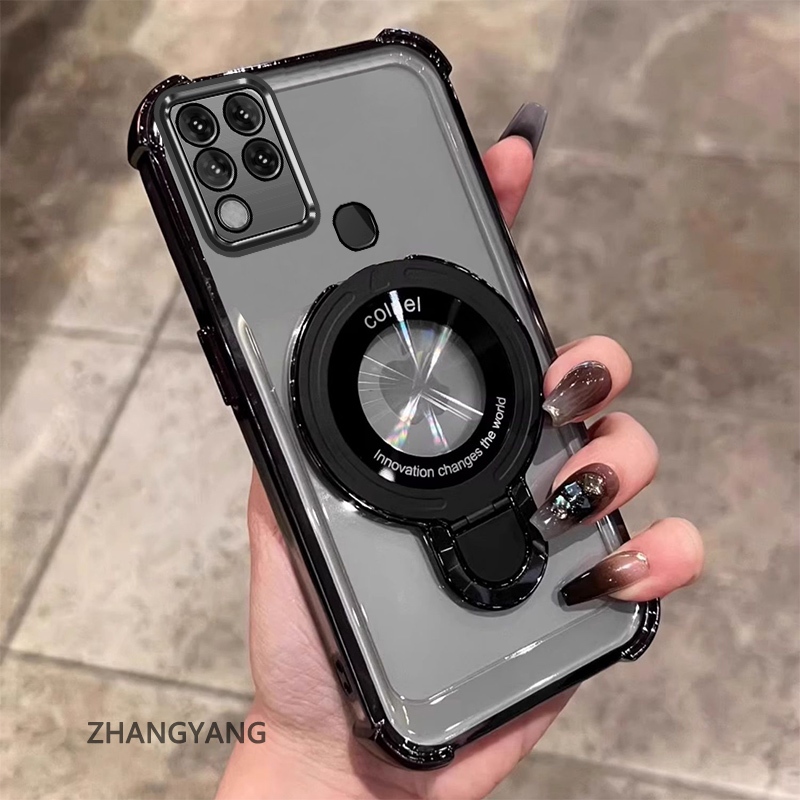 Ốp Điện Thoại Cho infinix hot 10s Thẩm Mỹ Thiết Kế Mới Vỏ Điện Thoại Mạ Điện Với Chức Năng Chống Rơi Bốn Góc Vỏ Mềm TPU Có Giá Đỡ Điện Thoại