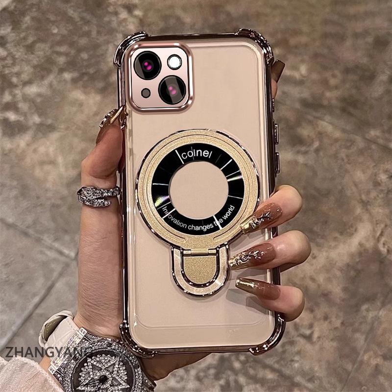 Ốp Điện Thoại Cho iPhone 13 iPhone 13 Pro iPhone 13 Pro Max Thẩm Mỹ Thiết Kế Mới Vỏ Điện Thoại Mạ Điện Với Chức Năng Chống Rơi Bốn Góc Vỏ Mềm TPU Có Giá Đỡ Điện Thoại