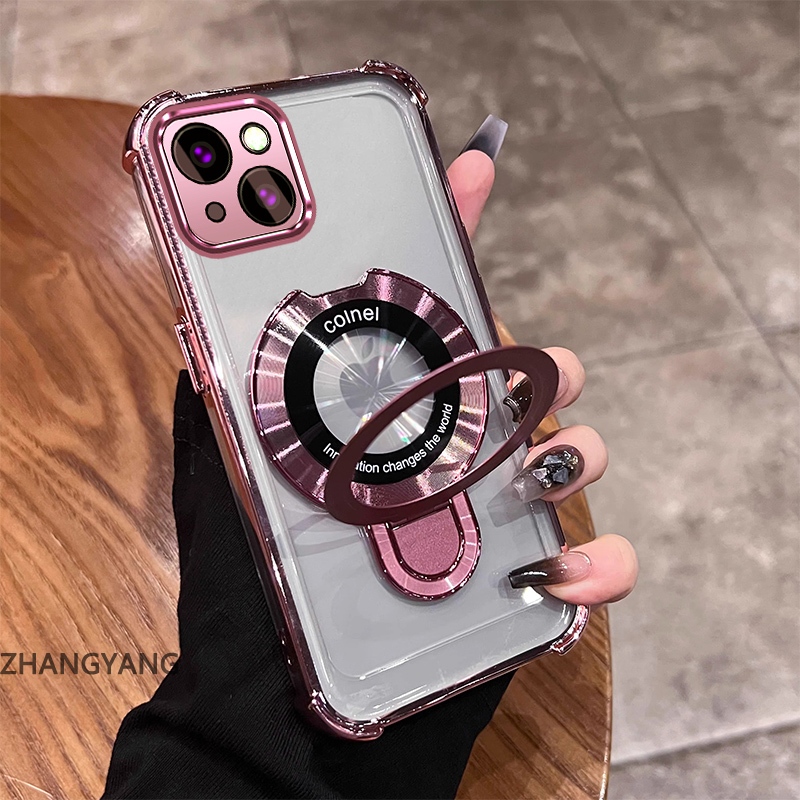 Ốp Điện Thoại Cho iPhone 13 iPhone 13 Pro iPhone 13 Pro Max Thẩm Mỹ Thiết Kế Mới Vỏ Điện Thoại Mạ Điện Với Chức Năng Chống Rơi Bốn Góc Vỏ Mềm TPU Có Giá Đỡ Điện Thoại