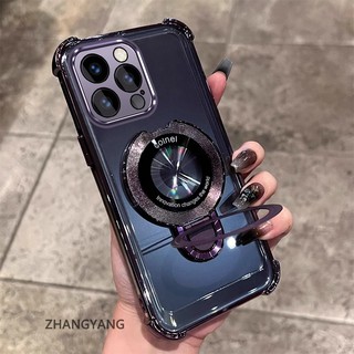 Ốp Lưng Cho iPhone 14 Pro Max 14 Plus Vỏ Điện Thoại Silicon Chống Rơi Thẩm Mỹ Có Giá Đỡ Điện Thoại Chức Năng Thiết Kế Hình Chữ U Vỏ Mềm TPU Mới