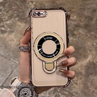 Ốp Lưng Cho iPhone 7 Plus iPhone 8 Plus Vỏ Điện Thoại Silicon Chống Rơi Thẩm Mỹ Có Giá Đỡ Điện Thoại Chức Năng Thiết Kế Hình Chữ U Vỏ Mềm TPU Mới