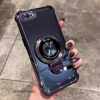 Ốp Lưng Cho iPhone 7 Plus iPhone 8 Plus Vỏ Điện Thoại Silicon Chống Rơi Thẩm Mỹ Có Giá Đỡ Điện Thoại Chức Năng Thiết Kế Hình Chữ U Vỏ Mềm TPU Mới