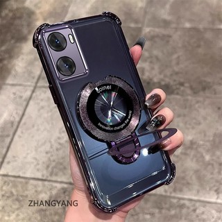 Ốp Lưng Cho OPPO A57 4G 2022 A57 5G 2022 A77 A77s Vỏ Điện Thoại Silicon Chống Rơi Thẩm Mỹ Có Giá Đỡ Điện Thoại Chức Năng Thiết Kế Hình Chữ U Vỏ Mềm TPU Mới