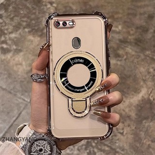 Ốp Lưng Cho OPPO A5S A12 A7 F9 Ốp Điện Thoại Silicon Chống Rơi Thẩm Mỹ Có Giá Đỡ Điện Thoại Chức Năng Thiết Kế Hình Chữ U Vỏ Mềm TPU Mới