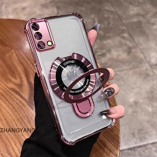 Ốp Lưng Cho OPPO A74 4G A95 4G Vỏ Điện Thoại Silicon Chống Rơi Thẩm Mỹ Có Giá Đỡ Điện Thoại Chức Năng Thiết Kế Hình Chữ U Vỏ Mềm TPU Mới