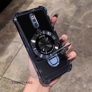 Ốp Lưng Cho OPPO F11 Vỏ Điện Thoại Silicon Chống Rơi Thẩm Mỹ Có Giá Đỡ Điện Thoại Chức Năng Thiết Kế Hình Chữ U Vỏ Mềm TPU Mới