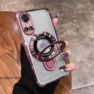 Ốp Lưng Cho OPPO RENO 10 5G RENO 10 Pro 5G Vỏ Điện Thoại Silicon Chống Rơi Thẩm Mỹ Có Giá Đỡ Điện Thoại Chức Năng Thiết Kế Hình Chữ U Vỏ Mềm TPU Mới