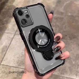 Ốp Điện Thoại Cho Realme C35 Thẩm Mỹ Thiết Kế Mới Vỏ Điện Thoại Mạ Điện Có Chức Năng Chống Rơi Bốn Góc Vỏ Mềm TPU Có Giá Đỡ Điện Thoại