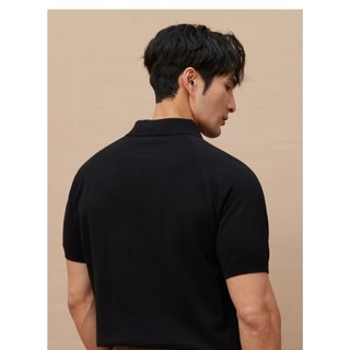 DICHUANGZHE Áo sơ mi Polo ngắn tay dệt kim Áo thun đơn giản thông thường