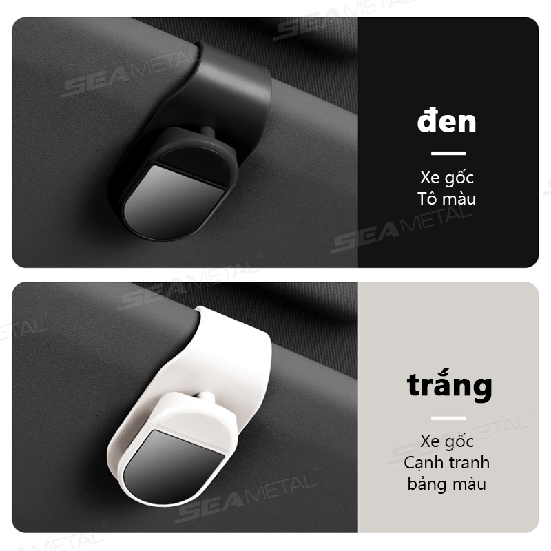 SEAMETAL Ô Tô Tấm Che Nắng Kính Kẹp Nội Thất Kính Mắt Bảo Quản Lưu Trữ Nhỏ Gọn Bảo Quản Phụ Kiện Nội Thất Ô Tô Có Khóa Hợp Kim
