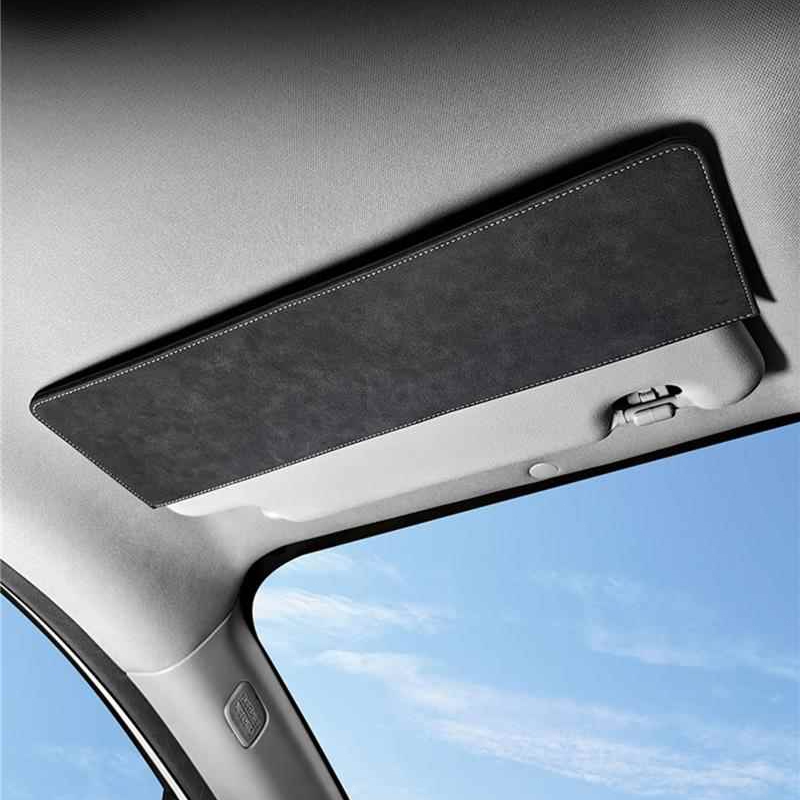 SEAMETAL Có Thể Điều Chỉnh Tấm Che Nắng Ô Tô Mở Rộng Lắp Đặt Nhanh Chất Liệu Da Lộn Chống Nắng Kèm Thích Hợp Cho Trải Nghiệm Lái Xe An Toàn