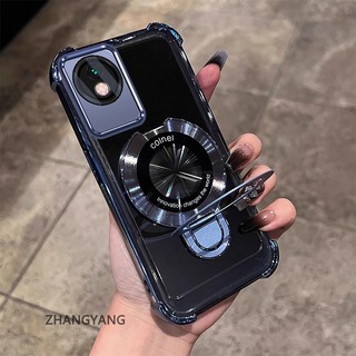 Ốp Lưng Dành Cho vivo Y02 Y02A Y02T Ốp Điện Thoại Silicon Chống Rơi Thẩm Mỹ Có Giá Đỡ Điện Thoại Chức Năng Thiết Kế Hình Chữ U Vỏ Mềm TPU Mới