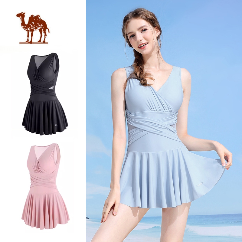 Ảnh Đồ bơi một mảnh CAMEL CROWN che bụng thời trang quyến rũ cao cấp cho nữ 1
