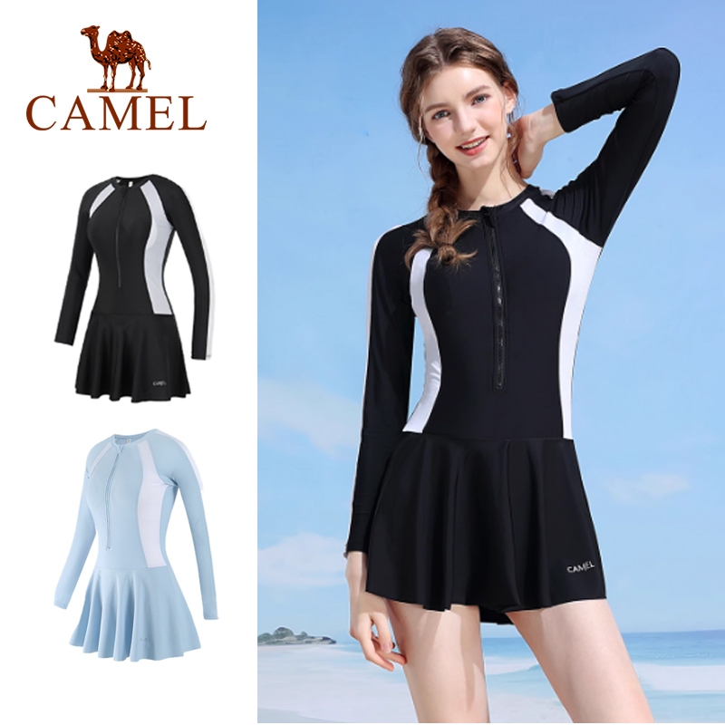 Ảnh Đồ bơi CAMEL CROWN liền một mảnh ôm dáng che bụng thời trang mùa xuân dành cho nữ 1