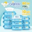 GAIFEEL Set 10 gói 800 khăn giấy ướt khăn ướt dành cho trẻ em không cồn không parabens