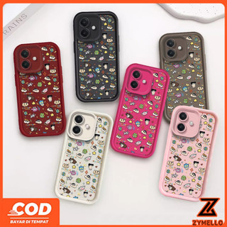 Ốp Lưng Cho OPPO A5X A5 5G A3 A3X A18 A17 A60 A38 A79 A3 Pro A57 A77S A58 A7 A5S A12 F9 Pro A78 A17K Ốp Điện Thoại TPU Chống Sốc Đầu Shin-chan Dễ Thương