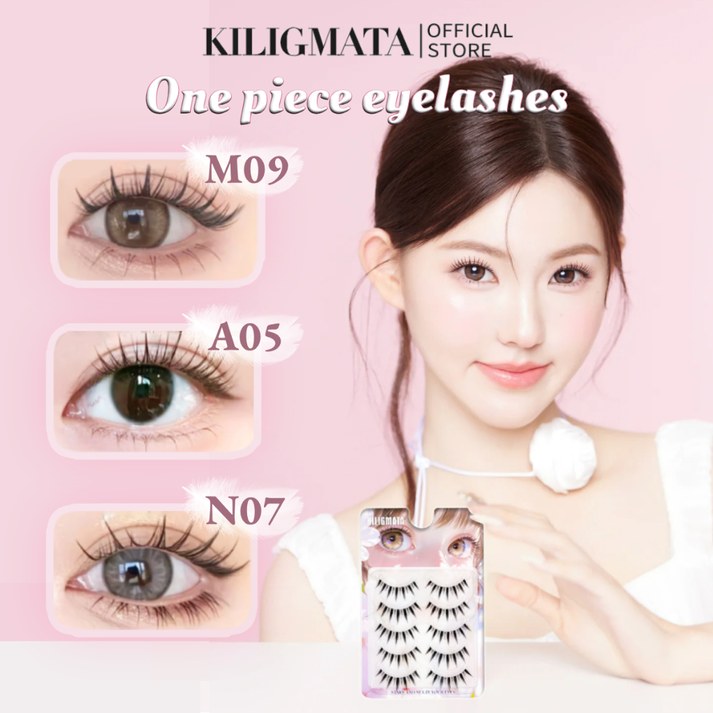 Bộ 5 lông mi giả Aimeoran AIMEEORAN Anime giả