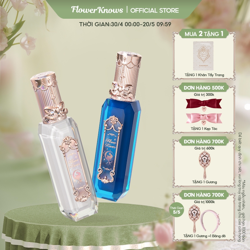 Ảnh Son bóng dạng lỏng 3.5ml FLOWER KNOWS series Mỹ nhân ngư ánh trăng 1