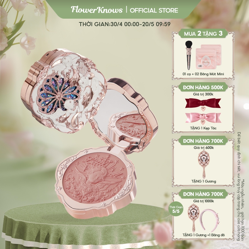 Ảnh Má hồng Flower Knows dạng kem hình thiên thần nhỏ 6g 1