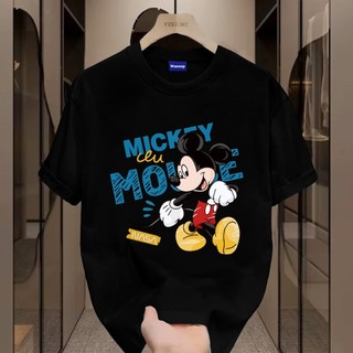 ✨Hàng có sẵn✨WASSUP Mickey Mouse-Áo thun nam mới! 100% cotton, thời trang, Unisex