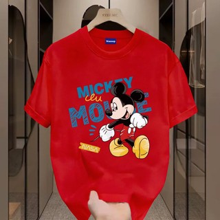 ✨Hàng có sẵn✨WASSUP Mickey Mouse-Áo thun nam mới! 100% cotton, thời trang, Unisex