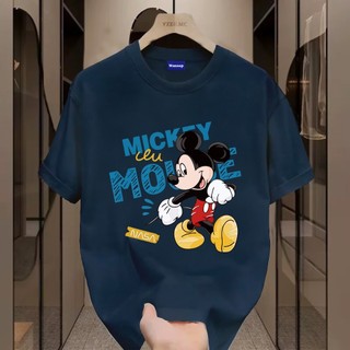 ✨Hàng có sẵn✨WASSUP Mickey Mouse-Áo thun nam mới! 100% cotton, thời trang, Unisex