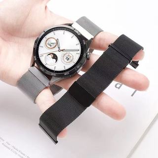 Dây đeo cho Huawei Watch GT Runner GT 6 / 5 / 4 / 3 / 2 Pro 41mm 42mm 43mm 46mm, Milanese Từ kim loại Stianless Thép không gỉ Chống thấm nước Kinh doanh Thể thao Đồng hồ thông minh