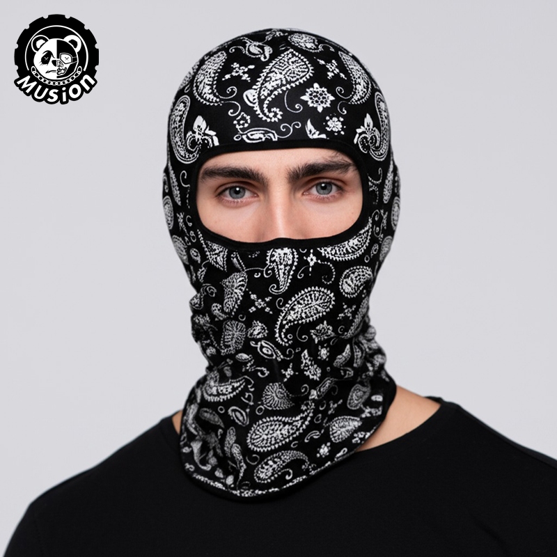 Musion Balaclava thiết kế thể thao Bộ combo trùm mặt đa năng chống nắng chuyên dụng cho đua xe và leo núi