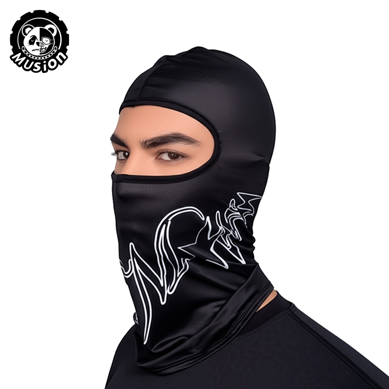 Musion Original Thiết kế Balaclava in họa tiết thời trang Phụ kiện đa năng chất lụa mát lạnh cho hoạt động mô tô và thể thao đường trường