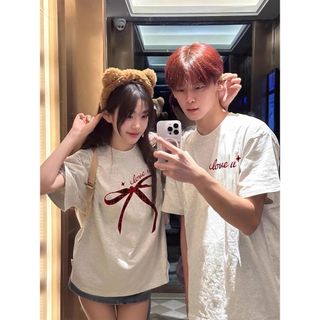【 Áo thun Cotton 100% 】 Áo thun ngắn tay cỡ lớn 4XL Oversize nữ Baggy dáng rộng Top nữ độc đáo Ootd 2025 Lives