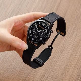 Dây đeo đồng hồ thông minh bằng da từ tính cho Honor Watch GT GS ES Magic, cho Huawei Watch 4 / 3 / 2 pro Ultimate / Buds,